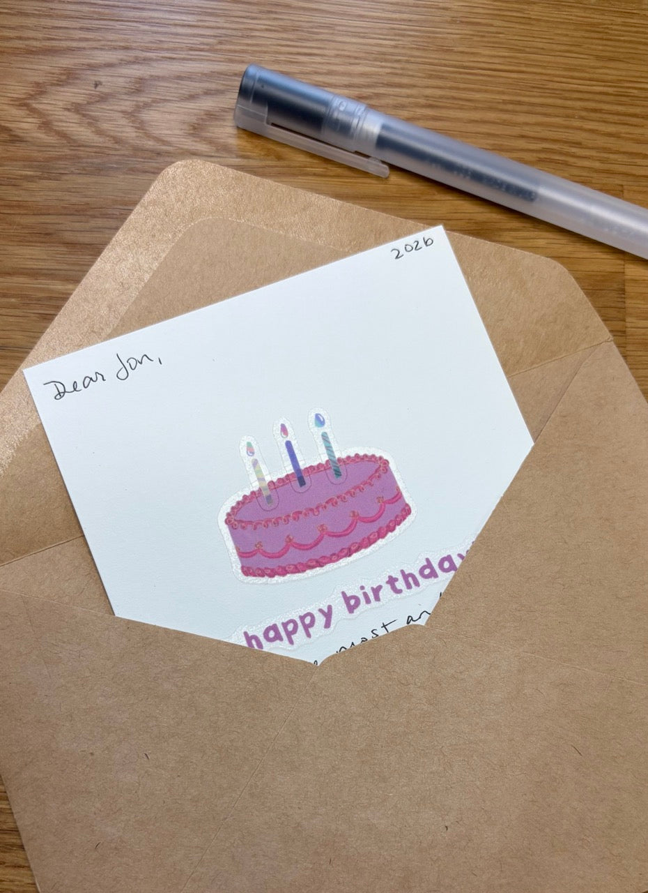 Happy Birthday Sticker Sheet