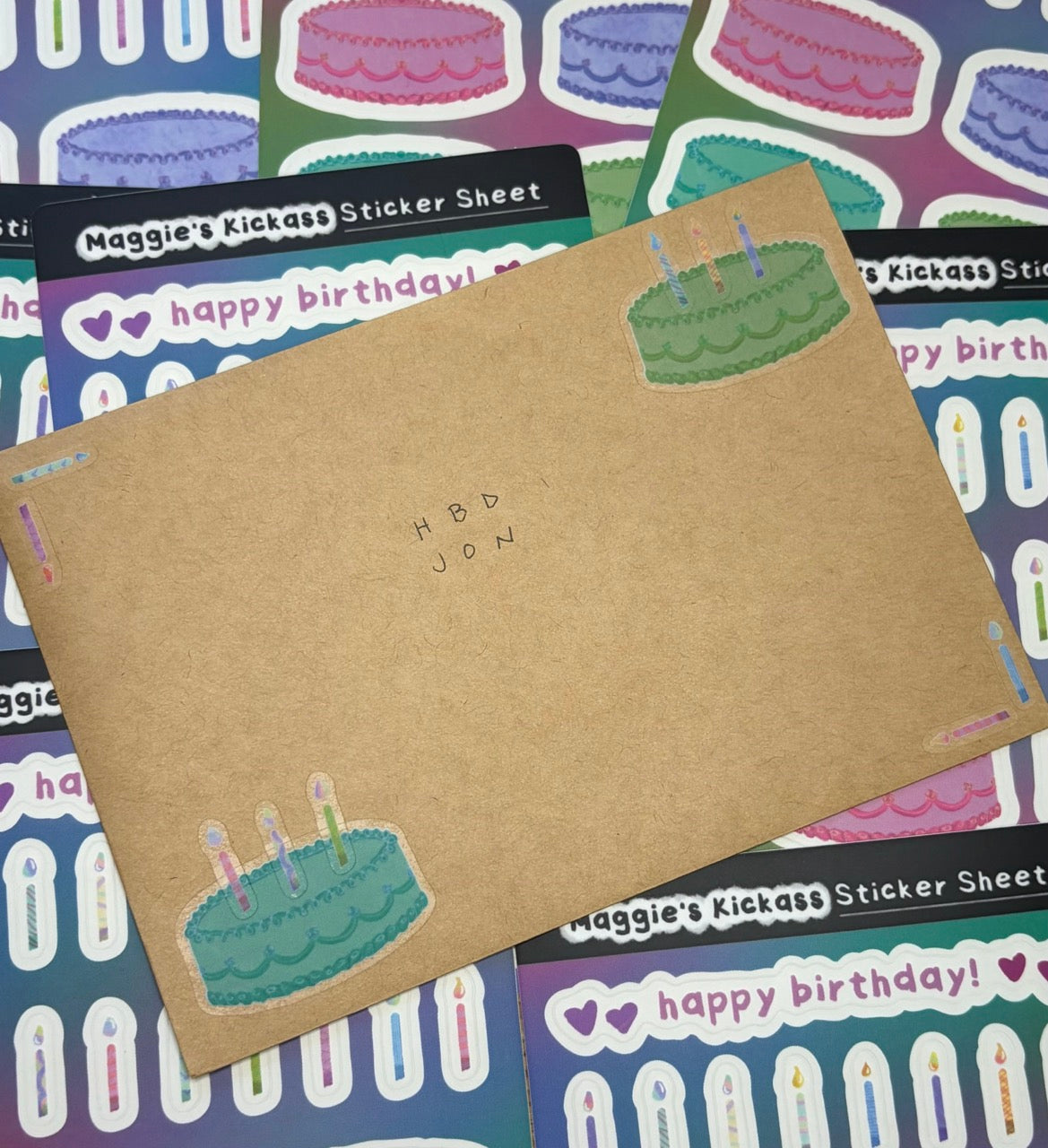Happy Birthday Sticker Sheet