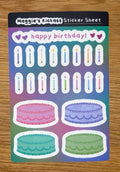 Happy Birthday Sticker Sheet