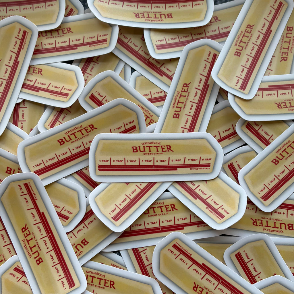 Unsalted Butter Sticker