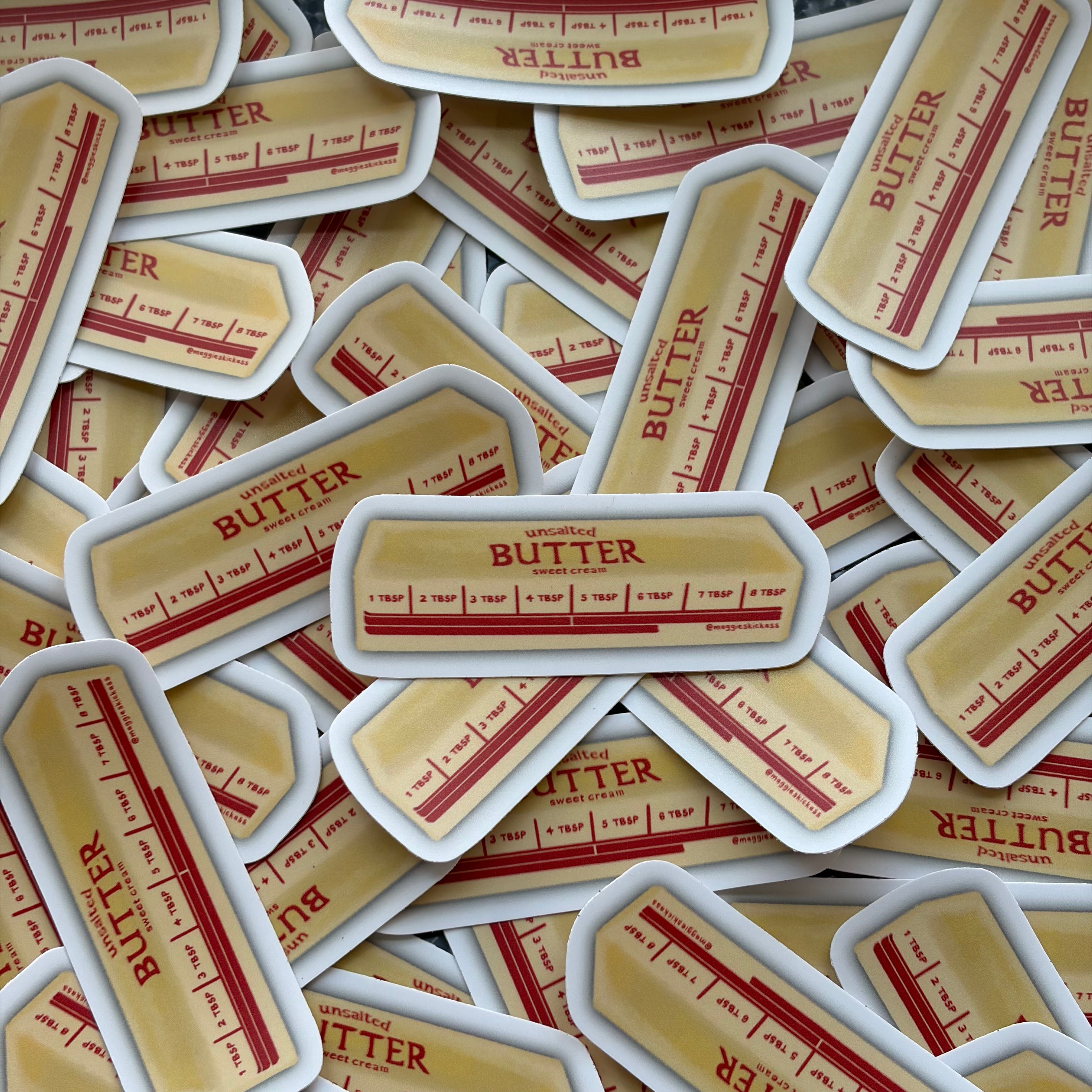 Unsalted Butter Sticker