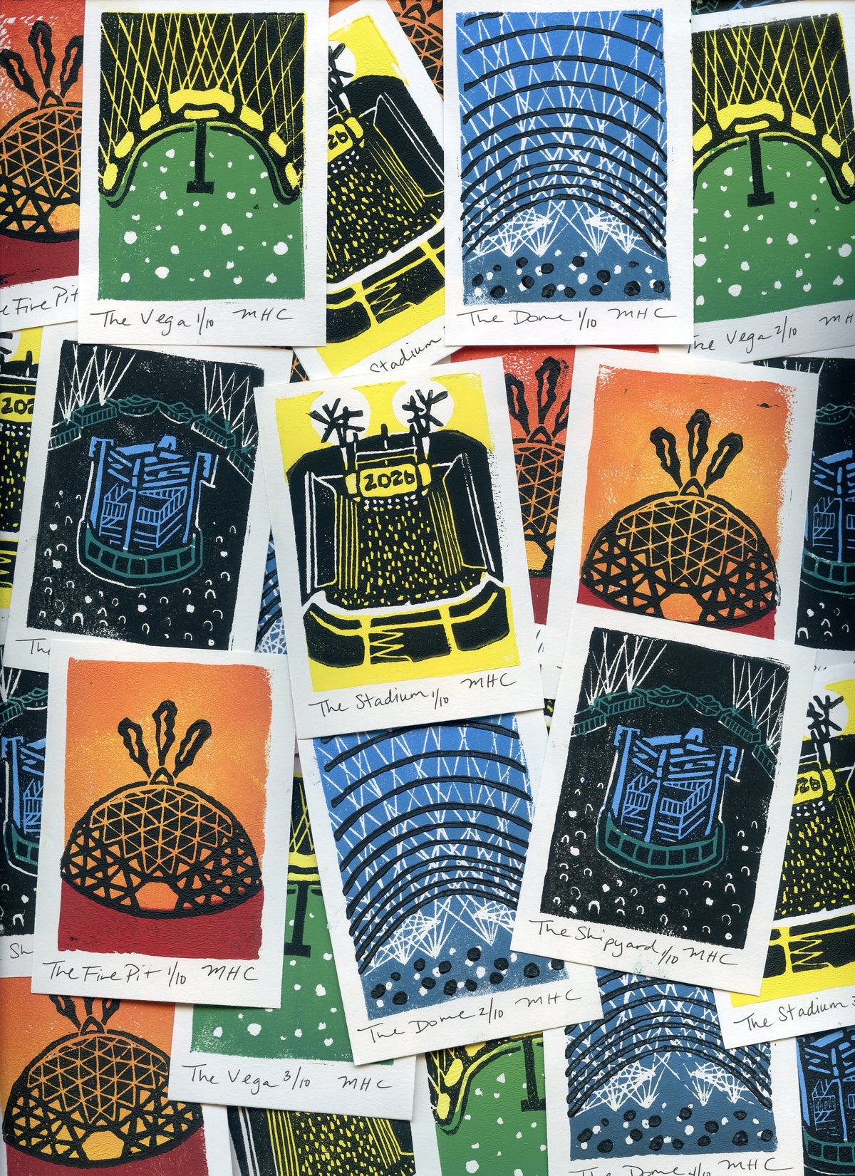 North Coast Music Festival 2026 Original Art Cards