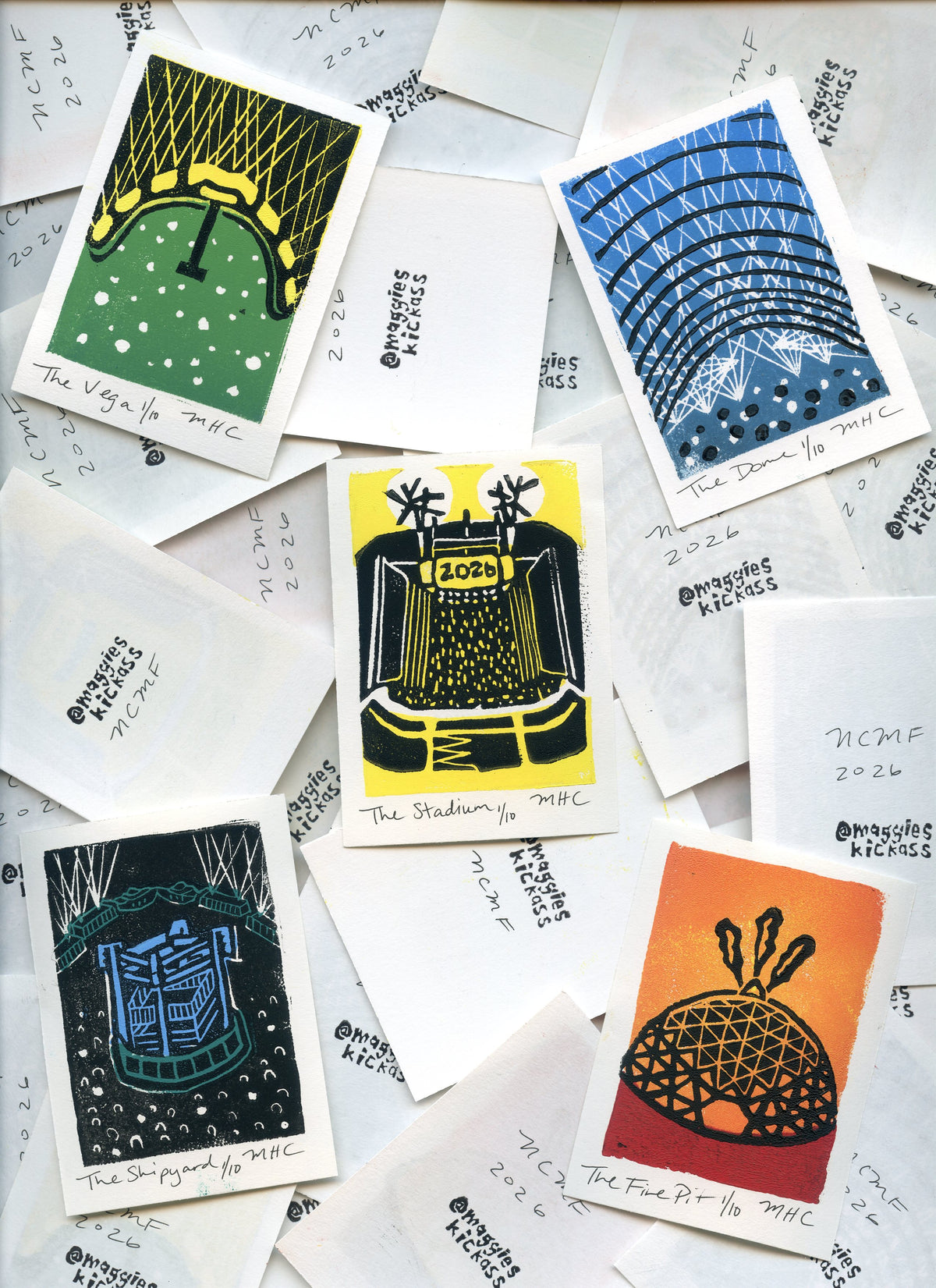 North Coast Music Festival 2026 Original Art Cards